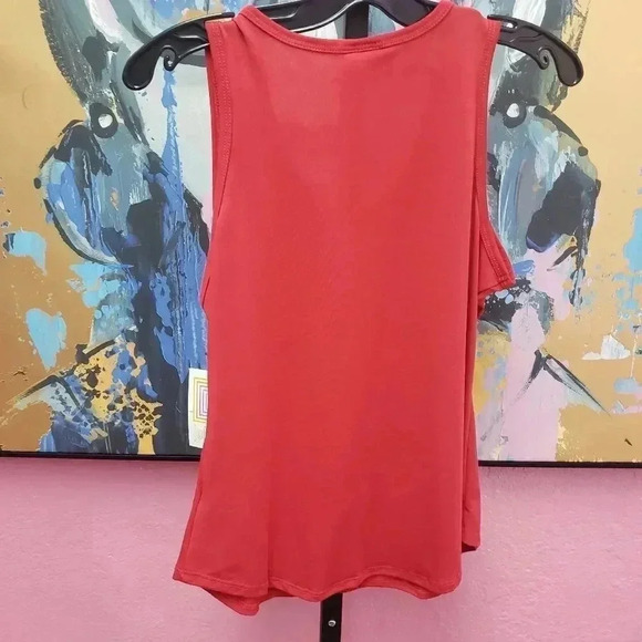 Lularoe Tank Top Medium Red - Picture 5 of 5